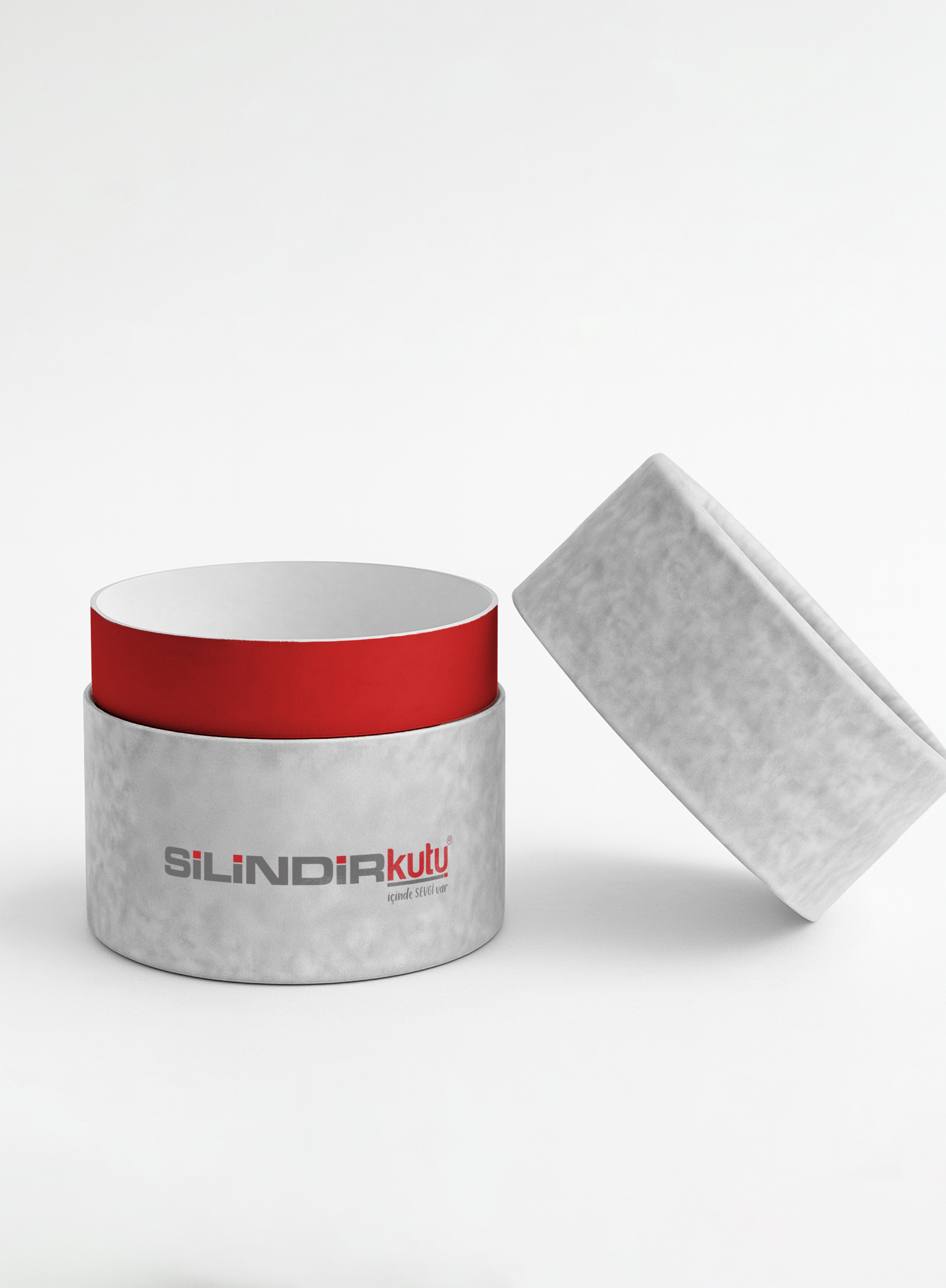 dekoratif silindir kutu
